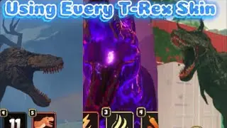 Using Every T-Rex Skin In Roblox Primal Pursuit