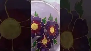 process and making #duppata #organza #flower