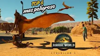 Ranking de pterosaurios peligrosos en Jurassic World Evolution 3