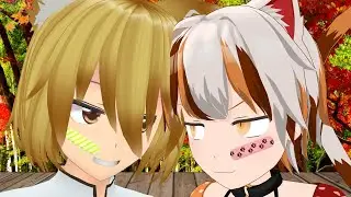 【東方MMD】ミケと典【ＭＭＤ紙芝居】【豪徳寺ミケ】【菅牧典】【飯綱丸龍】【八意永琳】東方mmd
