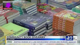 Community Book Giveaway held in Jackson