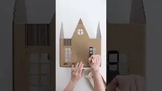 Mini Haunted House DIY 🏚️ created with Makedo Tools #halloween