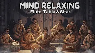 Mind Relaxing Flute Tabla and Sitar Compilation | Hindustani Instrumental Music - Vol 8