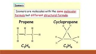 Advanced Higher Chemistry Unit 2 - skeletal formula and isomerisation