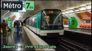 🎥 #parismetro : Un petit tour en MF88 sur la ligne 7 bis ! Octobre 2025