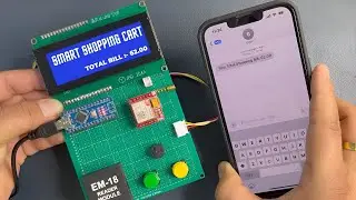 New Generation Smart Shopping Cart Using Arduino & GSM Module | Automatic Billing System