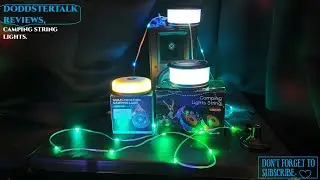 Let's get lit! Camping string lights review.