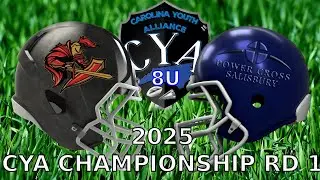 2025 CYA 8U CHAMPIONSHIP GAME RD 1 - NGA LCA Boyz VS POWERCROSS SALISBURY