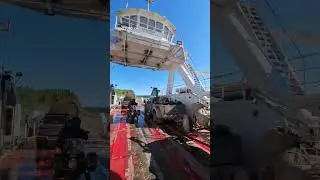 Mackenzie River Ferry Crossing