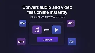 Convert Audio & Video Instantly Online &ndash; MP3, MP4, AVI, MKV, 4K | Free Media Converter Tool