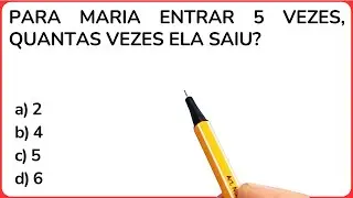 🚀3 QUESTÕES DE RACIOCÍNIO LÓGICO