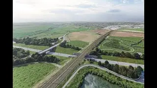 HS2 Streethay update flooded track bed Jan 2026