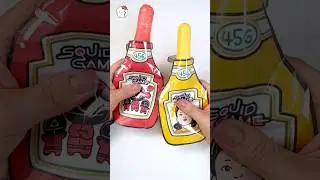 Squid game DIY ketchup squishy🍅🥫