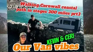 We walk Cornwall coastal path in our van over 300 miles of stunning scenery and beautiful villages