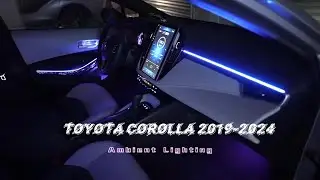 Transform Your Toyota Corolla Interior with Carputech 64-Color Symphony LED Lighting (2019-2024)