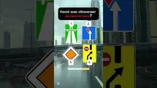Тест на знание дорожных знаков 🚦⛔️ AutoQuiz  #autoquiz #пдд #топ #shorts