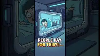People PAY to Sleep in THIS?! 😳🛏️ | Weird Japan #shorts #weirdfacts