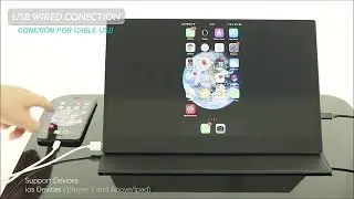 M&agrave;n h&igrave;nh di động Aturos S33 truyền h&igrave;nh ảnh trực tiếp cho iPhone/ iPad, Android, Windows
