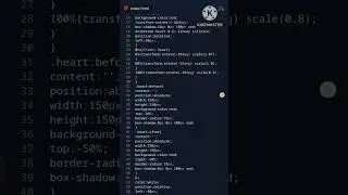 Creating a Heart Shape with HTML & CSS || #programming #coding #programming || webdeseloper ||
