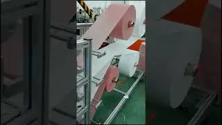 Fully automatic KF94 mask machine, video in production.