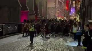 Royal Edinburgh Military Tattoo march out, 12 August 2025