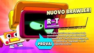 I'm trying out the new chromatic brawler: R-T! | Brawl Stars ITA