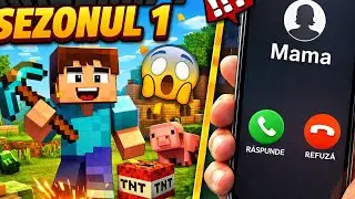 🎮 Minecraft Sezonul 1 | Aventuri epice și&hellip; mama lui Denis &icirc;l sună! 😂
