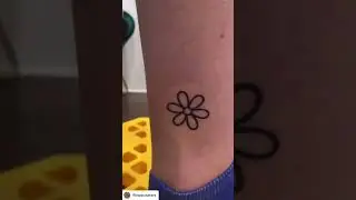Tattoos by @flower.eaters using Mom's Tattoo Ink Blacklight Sensitive UV Nuclear Colors!