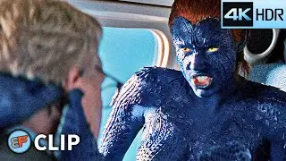 Mystique Abducts Senator Kelly - Helicopter Scene | X-Men (2000) 4K HDR Movie Clip