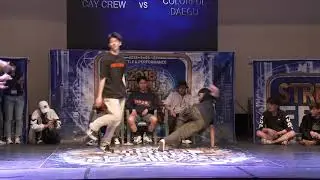 [4K]Cay Crew vs Colorful Daegu | BBOY SIDE BEST8 I 2018 JINJU SDF(StreetDance Festival)