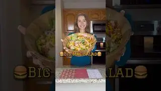 BIG MAC SALAD 🍔🥗 A healthy McDonald&rsquo;s recipe! #saladrecipe #saladideas