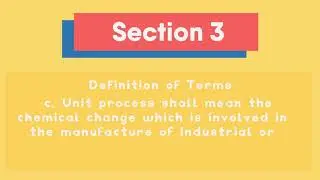 Orientation to Chemical Engineering (MVL) - Chemical Engineering Law - Article 1 Part 1