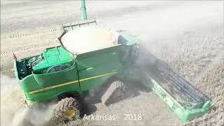 Zuidberg Combine Tracks - Greenway Equipment - Arkansas Harvest 2018