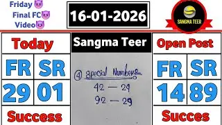 16/01/2026 Shillong Teer Common Number today | Shillong Teer Target Number Today 