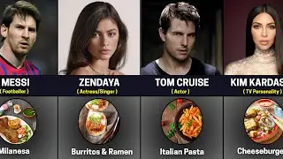 Famous Celebrities and Their Favorite Food