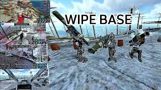WE ATTACK ONE BASE, WIPE UP, FULL PVP) ARK MOBILE