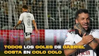 TODOS los GOLES de GABRIEL COSTA en COLO COLO