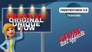 CreateStudio: Shadow Text for 3D Effect (Tutorial)