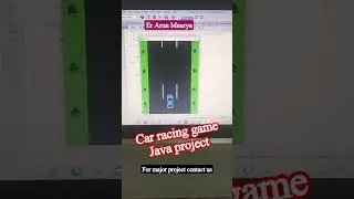 #javaproject car racing game Java project , contact for final year major project for B.Tech ,MCA,BCA