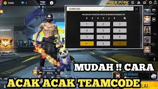 CARA ACAK ACAK TIM CODE MASUK ROM RANDOM || CARA ACAK ACAK TC FREE FIRE