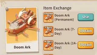 How to..... Get a Permanent Doom Ark Skin in Dark War Survival