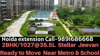 Stellar Jeevan Noida extension ! Stellar One ! 2bhk/1027 Sq fit Resale Flat  ! Call 9891686668 !