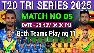 SL VS ZIM 5th T20 Final Playing 11 | SL VS ZIM Playing 11| Sri Lanka VS Zimbabwe Final Playing 11