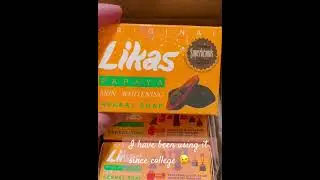 Likas Papaya Soap. Disclaimer: This is not a paid promotion