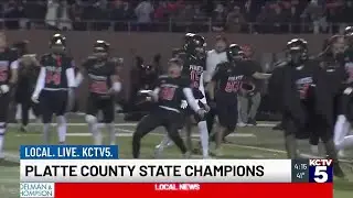 Platte County finishes second consecutive unbeaten season with another state title