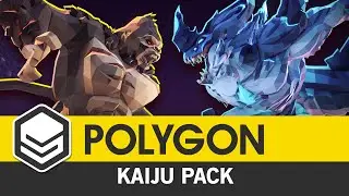 POLYGON Kaiju Pack (Trailer) 3D Art for Games by #syntystudios