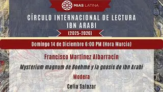FRANCISCO MART&Iacute;NEZ ALBARRAC&Iacute;N: El Mysterium Magnum de Boehme y la gnosis de Ibn Arabi