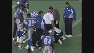 Lions Reggie Brown injury 1997 vs Jets, needed CPR