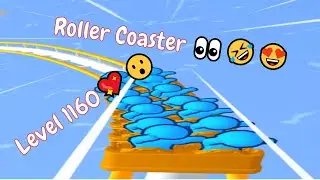 Roller Coaster  World - Part 122😮🤣😍. Runner Coaster Android Game All LEVELS.💖