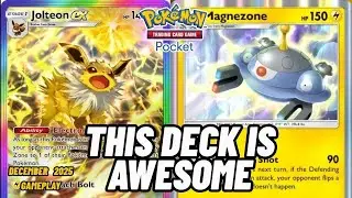 Lightning Dash! JOLTEON ex & MAGNEZONE Shock the Game Flow! | Pokemon TCG Pocket Gameplay